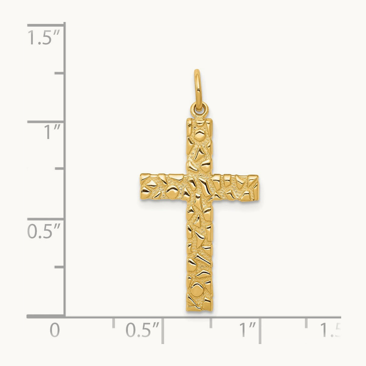 Nugget Style Cross Pendant — photo set