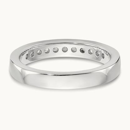 11- Stone Closed Channel Band Mounting, 1.9mm, 14K White Gold