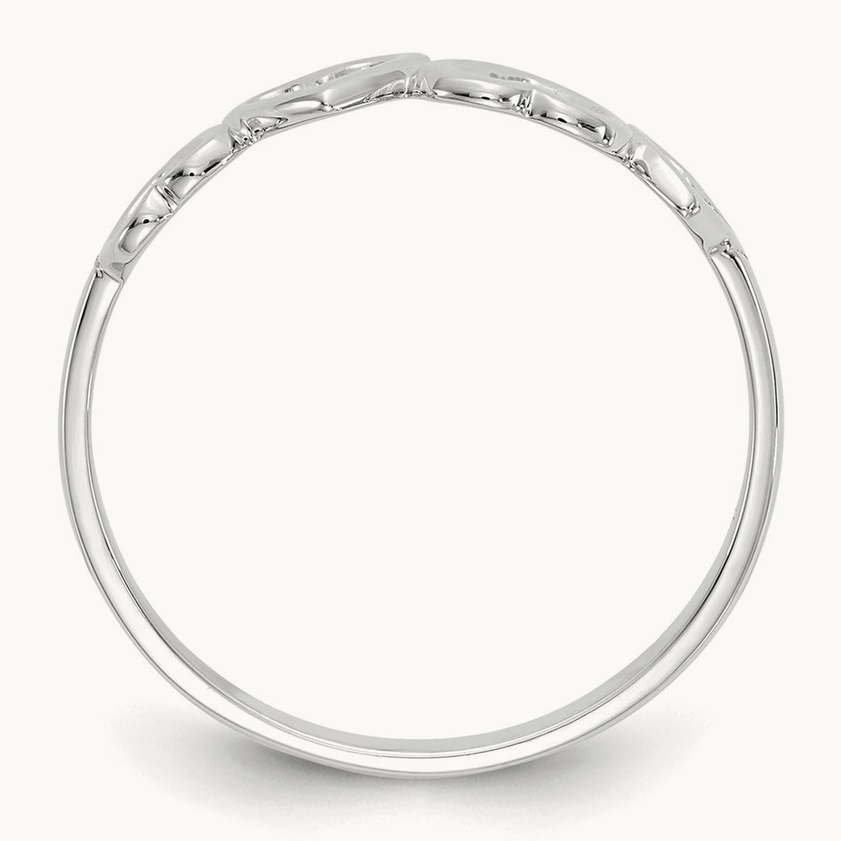 Heart Ring in 14K White Gold