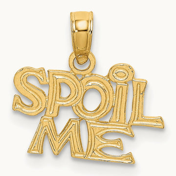 SPOIL ME Charm, 14K