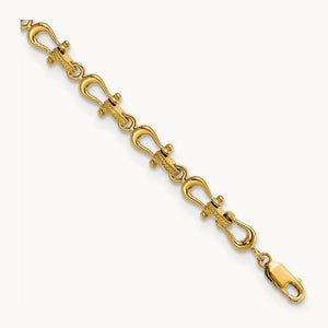Mariner's Link 8in Bracelet — 14K Yellow Gold