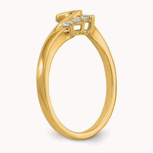 Diamond Wrap, 14K Gold — 14K Yellow Gold