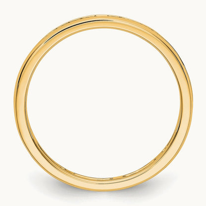 Channel Set Eternity Band, 0.50-1.00 ct tw Lab-Grown Diamond — 1/2 ct · VS/SI (Great), 14K Yellow Gold