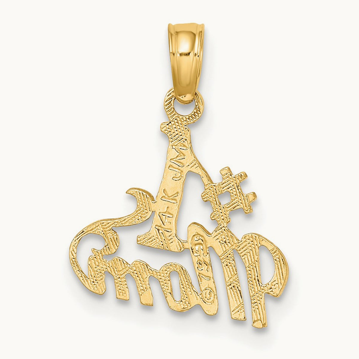 Polished #1 MOM Pendant — photo set