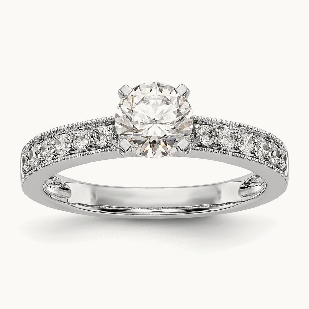 Peg Set Engagement Ring Mounting