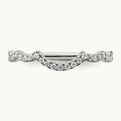 Wedding Band, 0.25 ct tw Lab-Grown Diamond