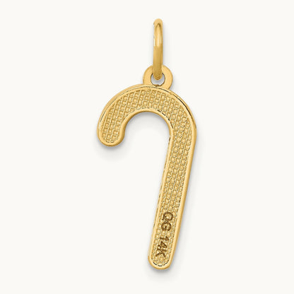 Fancy Candy Cane, 14K