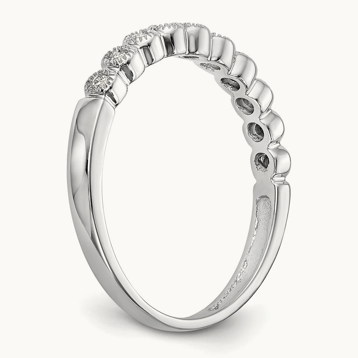 Diamond Band, 14K White Gold