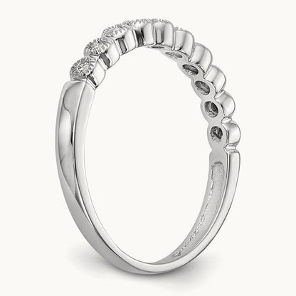 Diamond Band, 14K White Gold