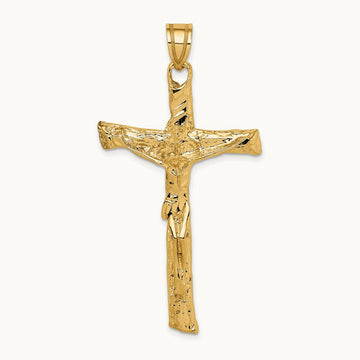 Crucifix Pendant, 14K