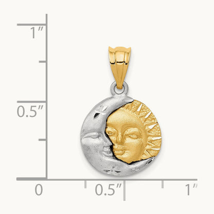 Sun and Moon Charm — 21mm