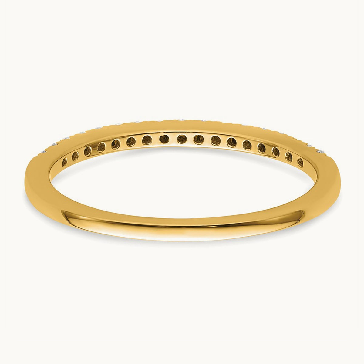 Wedding Band, 0.15-0.25 ct tw Lab-Grown Diamond — 1/6 ct, 14K Yellow Gold