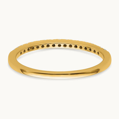 Wedding Band, 0.15-0.25 ct tw Lab-Grown Diamond — 1/6 ct, 14K Yellow Gold