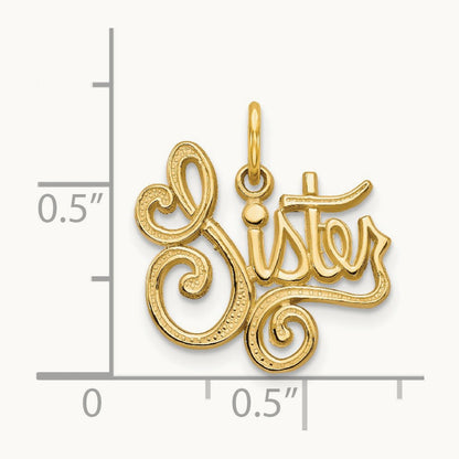 SISTER Charm, 14K
