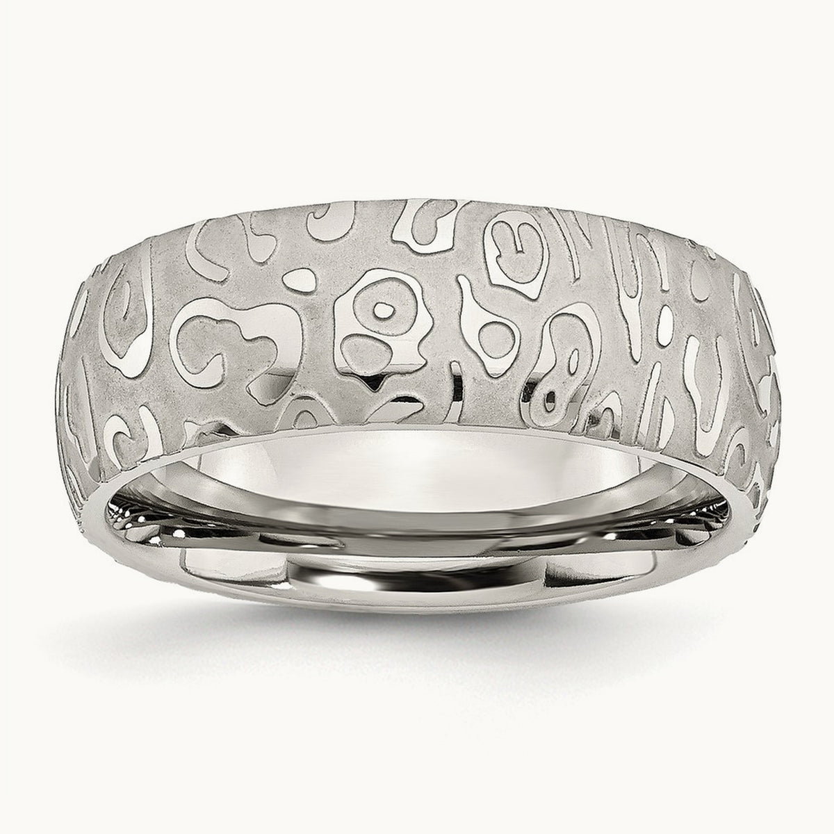 Brushed & Polished Textured Band — photo set