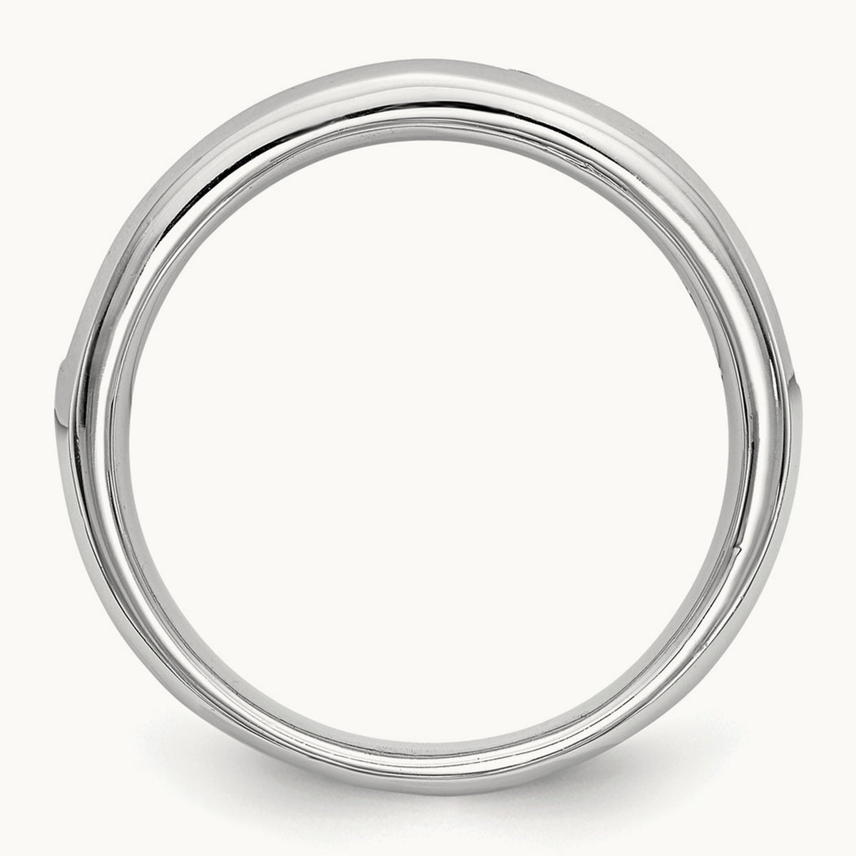 11-Stone Diamond Channel Band, 14K White Gold