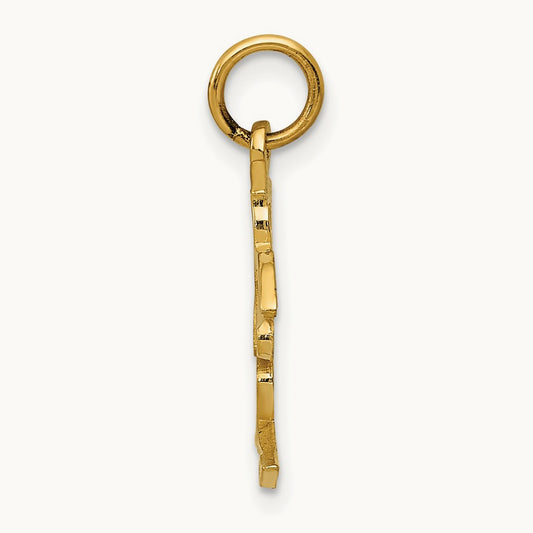 Love Symbol Charm, 14K