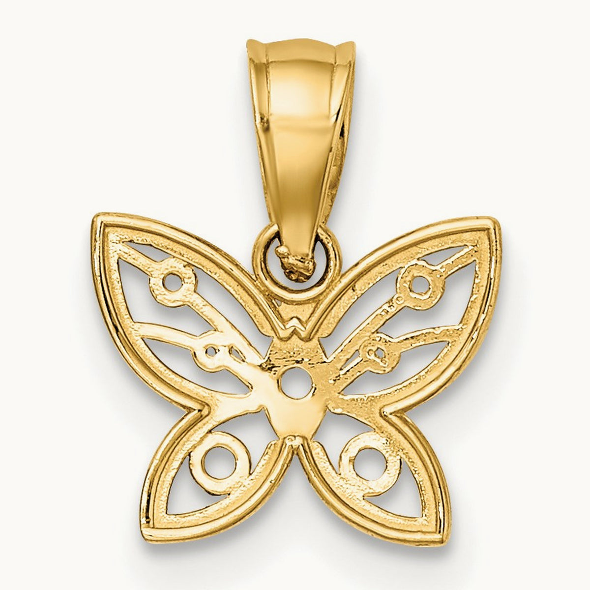 w/ Diamond-cut Butterfly Charm — photo set