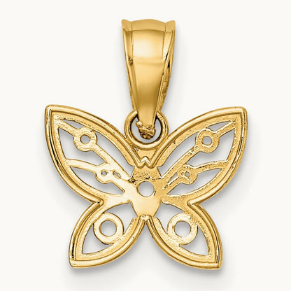 w/ Diamond-cut Butterfly Charm — photo set