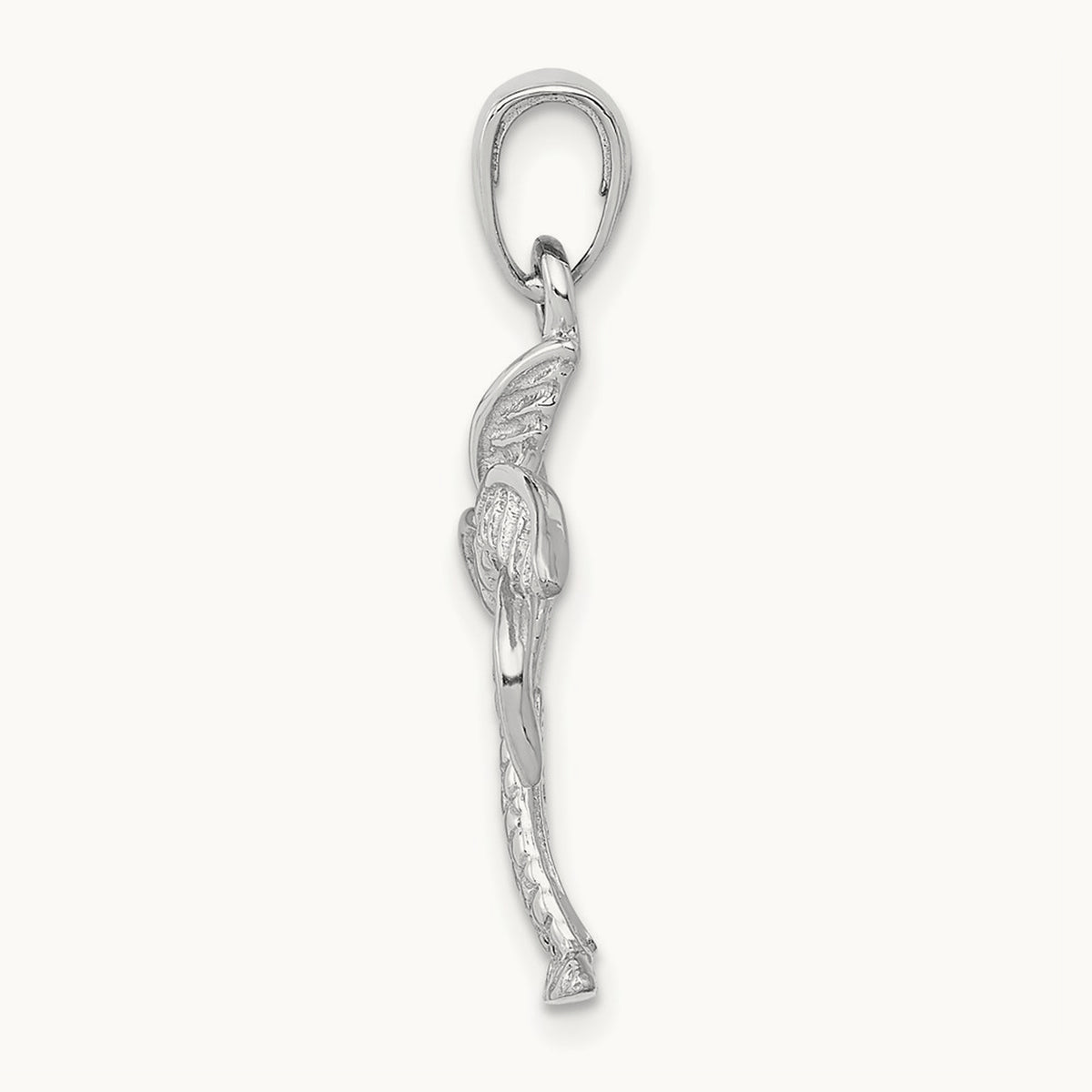 Palm Tree Pendant — 14K White Gold