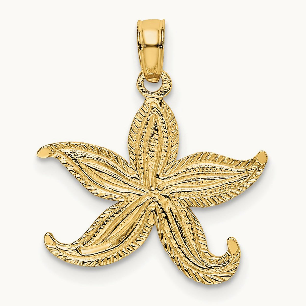 Flat Starfish Charm — 18mm