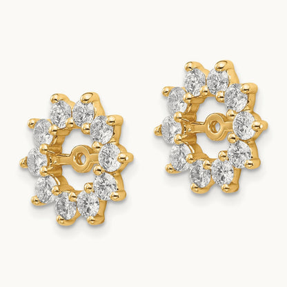 VS Fancy Diamond Earring Jacket, 14K