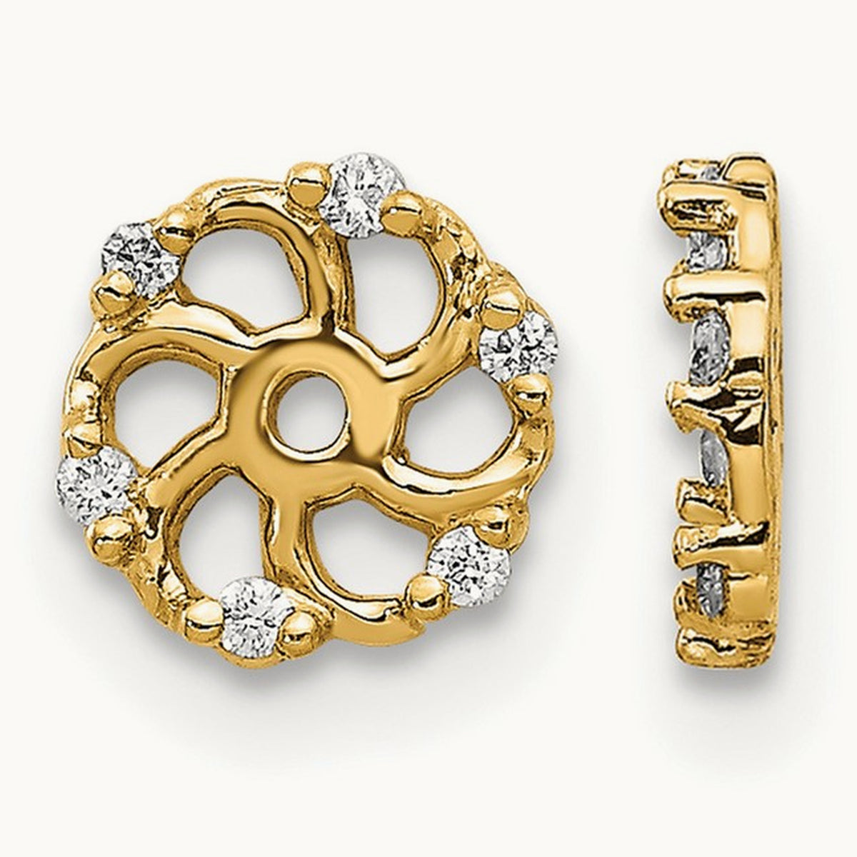 AA Diamond Earring Jacket, 14K
