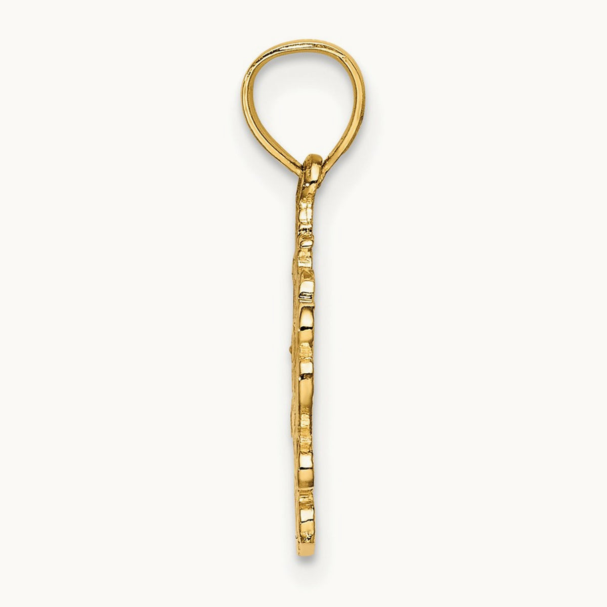 LOVE with Heart Charm, 14K