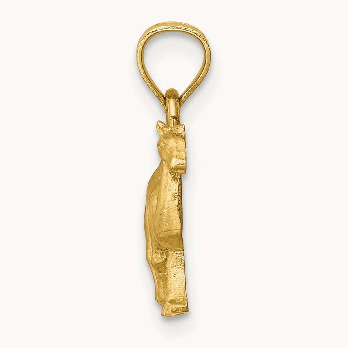 D/C Camel Pendant, 14K