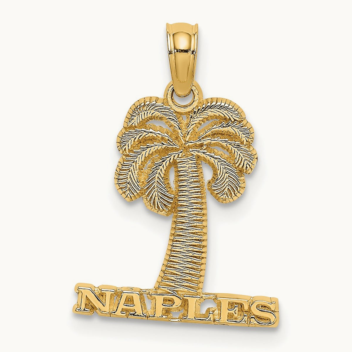 NAPLES Palm Tree Charm, 14K