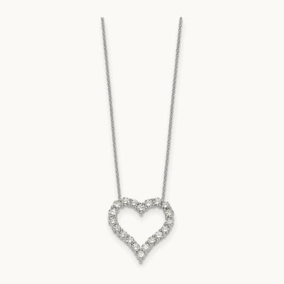 Diamond Heart 18 inch Necklace — photo set