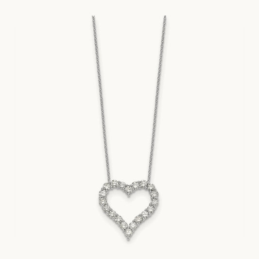 Diamond Heart 18 inch Necklace — photo set