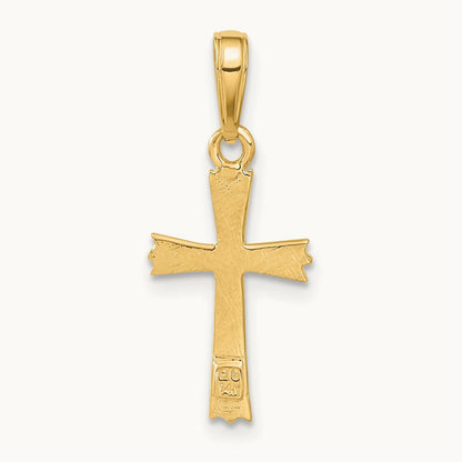 Cross Pendant, 14K