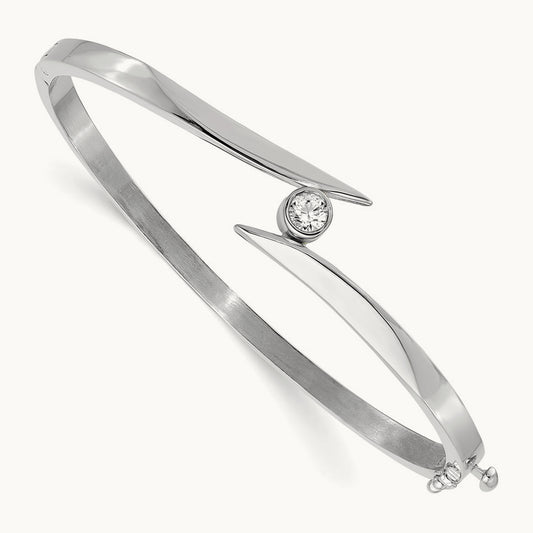 Bangle Bracelet, 0.25 ct tw Lab-Grown Diamond
