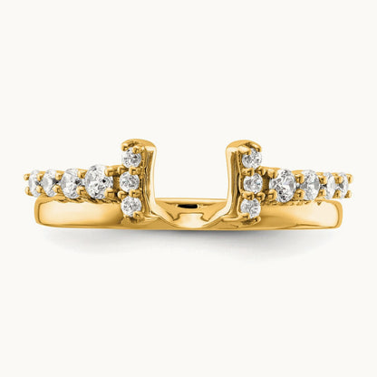Complete Diamond Wrap Ring, 14K