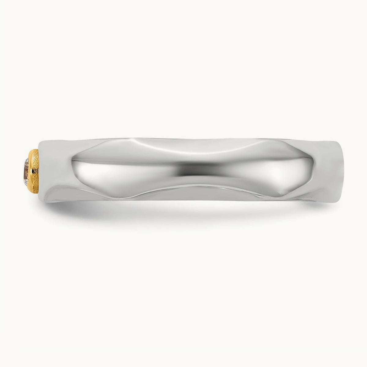 14ktt IB Goodman Mens Polished Diamond Band Ring Mounting