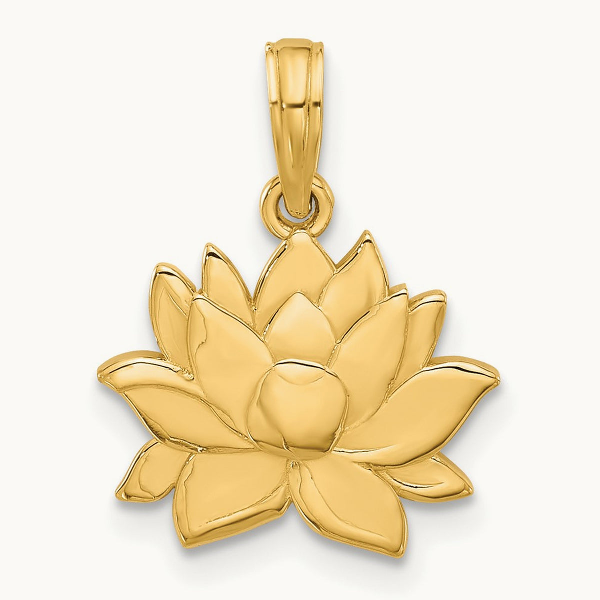 Polished Flower Pendant — photo set