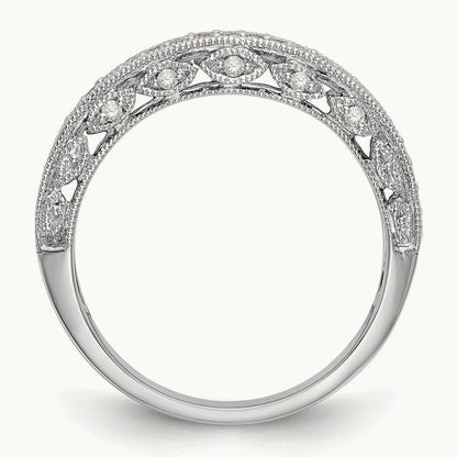 Diamond Band, 14K White Gold