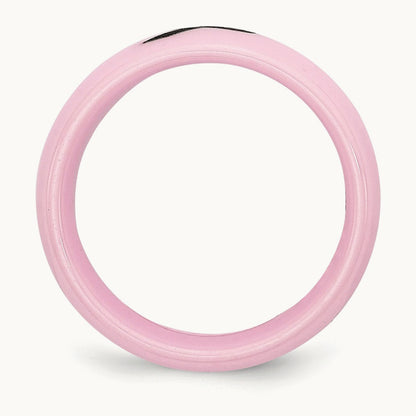 Laser Accented Ribbon Polished Band — photo set (3)