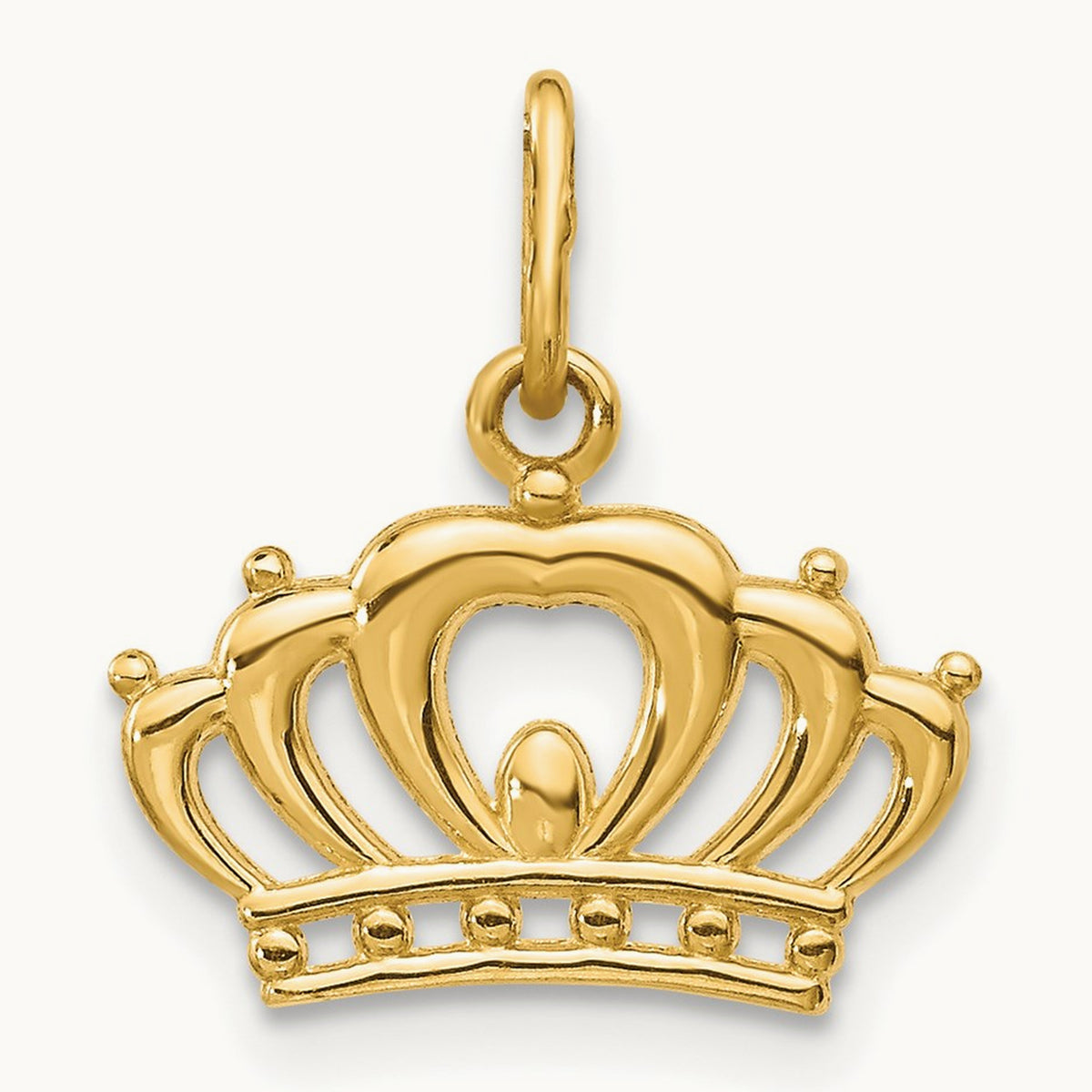 Crown Charm, 14K
