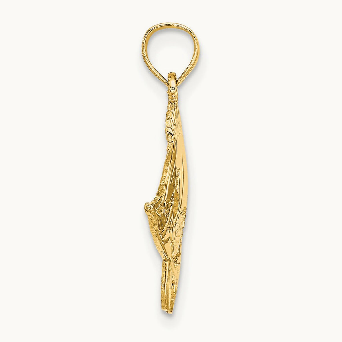 Fish Charm, 14K