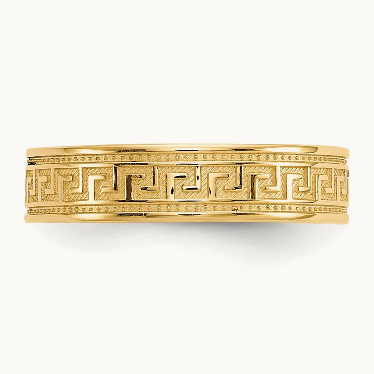 Greek Key Toe Ring, 14K