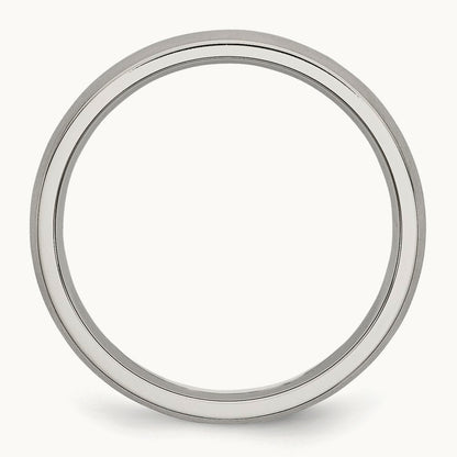 Brushed Half Round Band — 4mm
