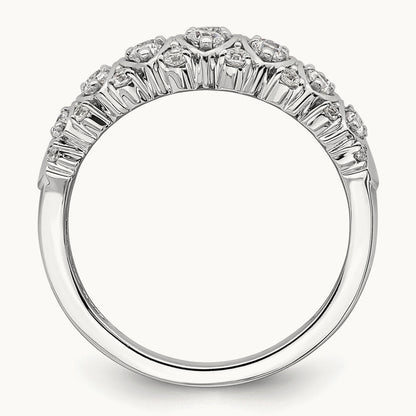 Complete Diamond Band, 14K White Gold