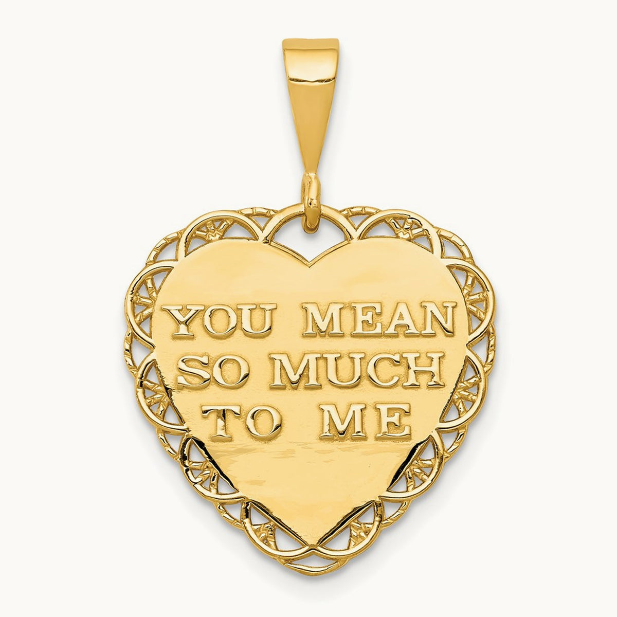 Reversible FOR MY WONDERFUL SISTER Charm, 14K