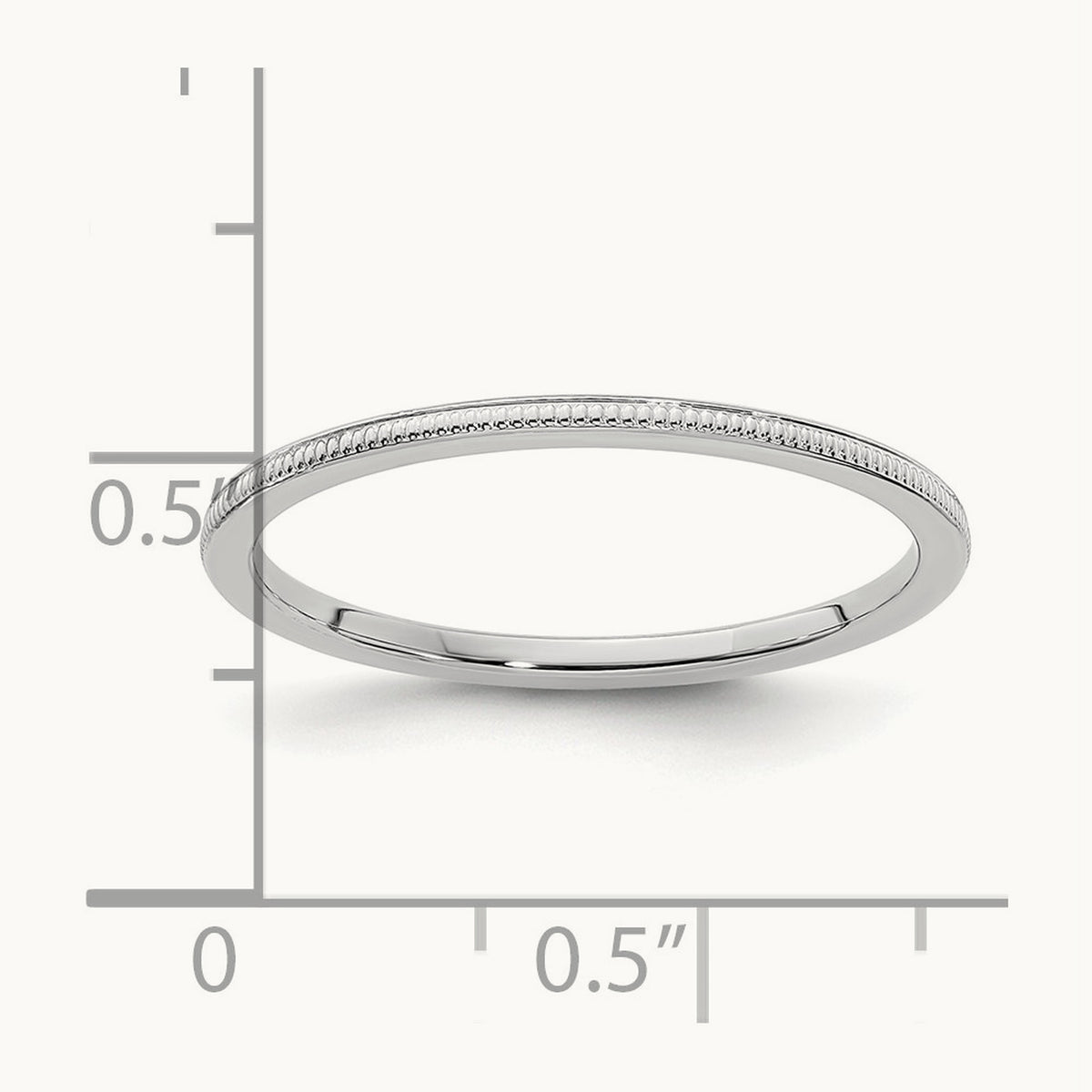 Milgrain Stackable Band — 10K Yellow Gold