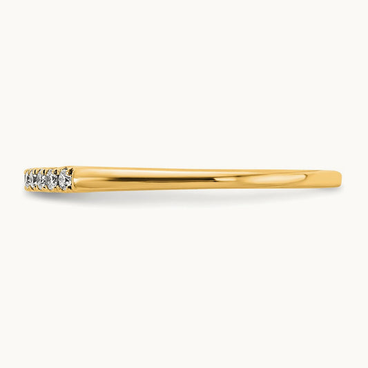 Wedding Band, 0.10-5.25 ct tw Lab-Grown Diamond — 1/10 ct · VS/SI (Great), 14K Yellow Gold