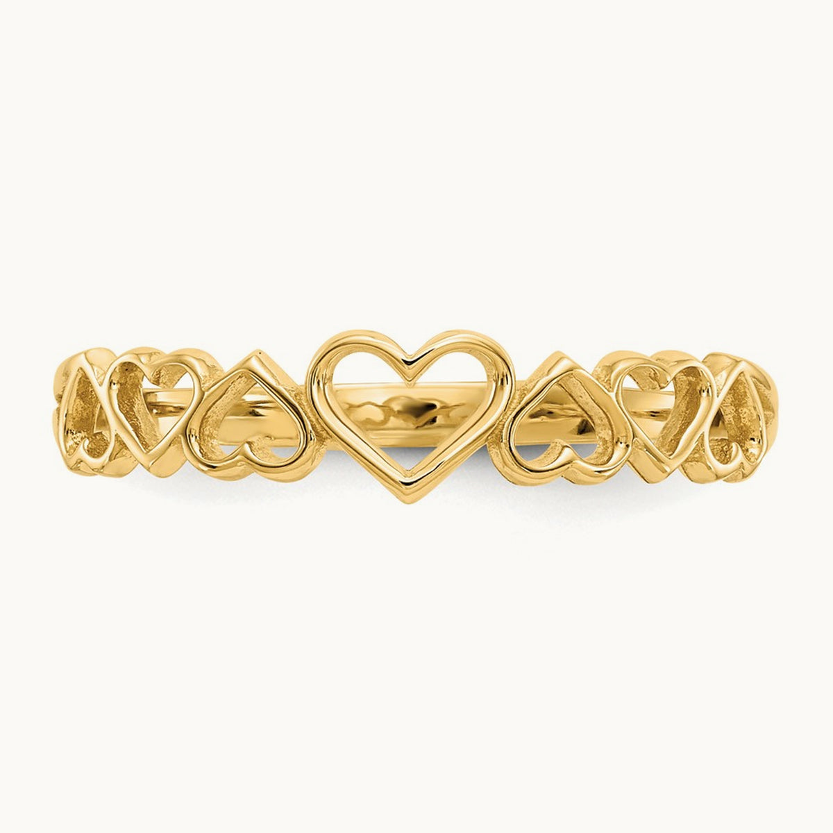 Hearts Ring, 14K