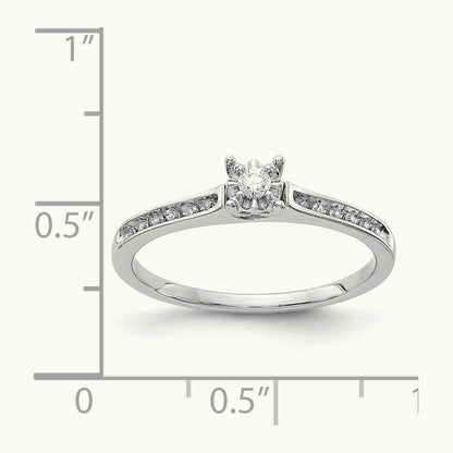 Diamond Ring, 14K White Gold