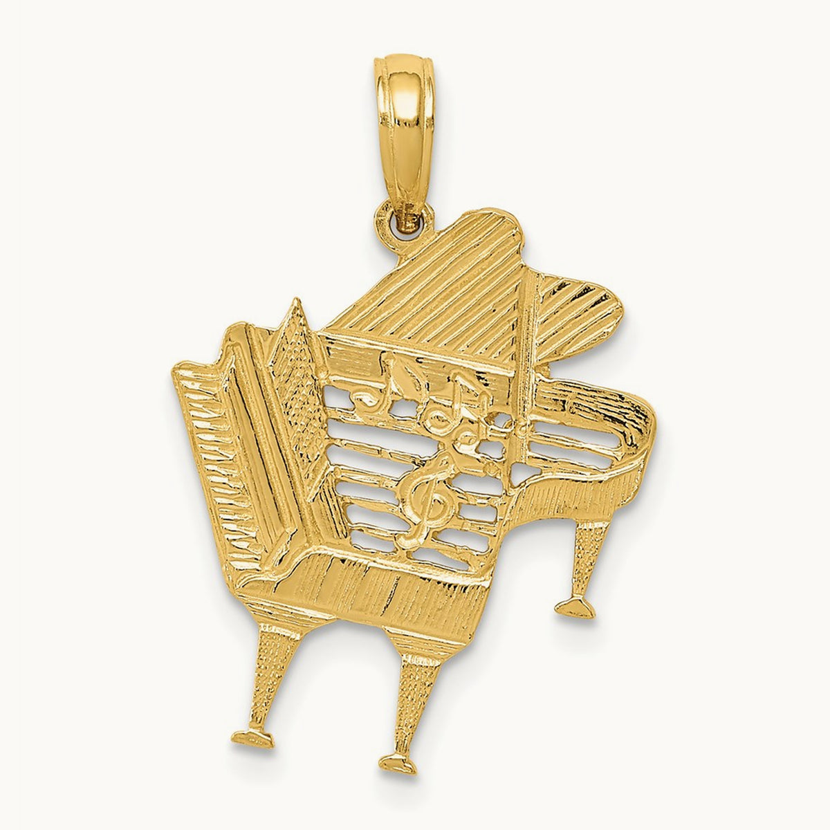 Piano Pendant, 14K
